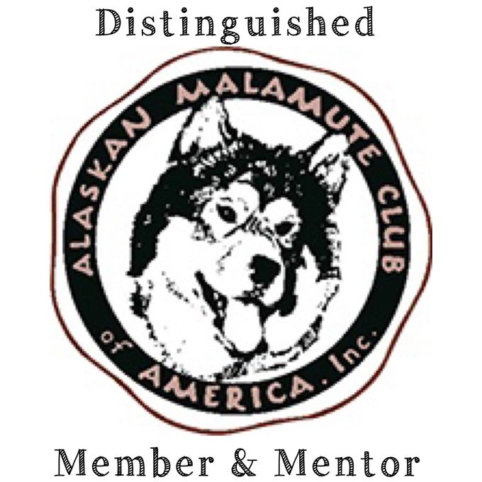 Distinguished member and mentor, Alaskan Malamute Club of America
